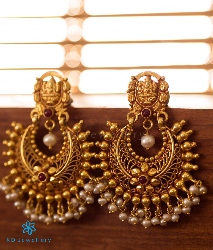 Gold Plated Ethnic Indian Jhumki Bali Earrings | Pearlings Designer  Collection